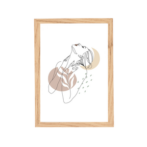 Paloma cadre photo 21x30 cm bois