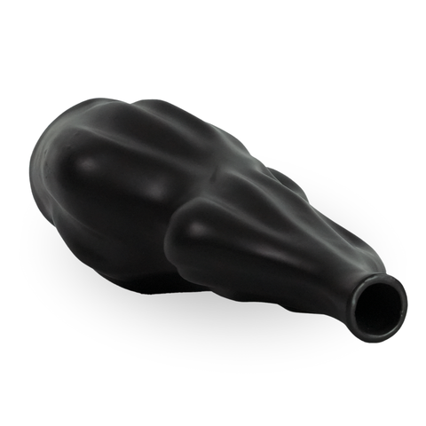 Alva - Vase en céramique noire 25 cm