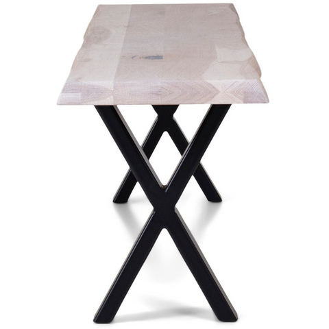 Aura - Banc de table en chêne blanc huilé