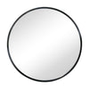 Julia - Miroir rond avec cadre noir Ø50 cm