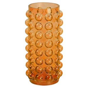 Bea vase en verre ambre 23 cm