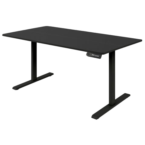 Table réglable en hauteur Damian 160x80 cm en noir