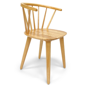 Martha - Chaise de salle à manger avec finition chêne