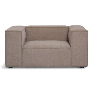 Hailey Fauteuil en sable L : 136 × P : 100 × H : 64 cm