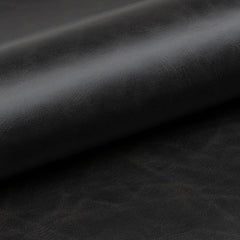 Échantillon de tissu en cuir PU noir pour lit