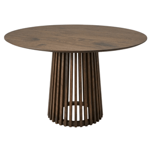 Table ronde Harris en chêne fumé - Ø110 cm