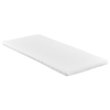 Surmatelas Premium Aksel blanc en mousse à mémoire de forme 90 x 200 x 7 cm