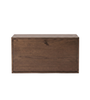 Berto - armoire à chaussures murale en chêne fumé 76 x 24 x 43 cm