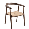 Chêne fumé / assise tressée
