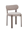 Chaise de salle à manger Harriet couleur sable aspect chêne fumé