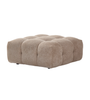 Lilie - Pouf couleur sable - L : 95 x P : 95 x H : 44 cm