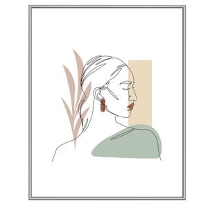 Cadre photo Malina PVC brillant Acier 40x50 cm