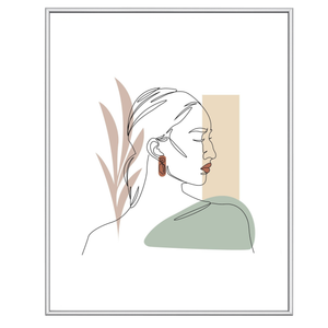 Cadre photo Malina PVC brillant Argent 40x50 cm