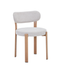 Chaise de salle à manger Harriet beige aspect chêne