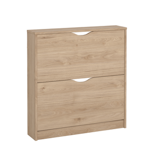 Livo meuble à chaussures avec 2 portes en aspect chêne
