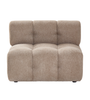 Lilie - Module central couleur sable - L : 95 x P : 95 x H : 64 cm