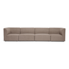 Emilia canapé modulaire en sable 4 modules L : 328 x P : 79 x H : 72 cm