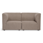 Emilia canapé modulaire en sable 2 modules L : 158 x P : 79 x H : 72 cm