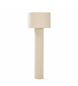 Lampadaire Mariah avec abat-jour en lin 145 x 50 cm