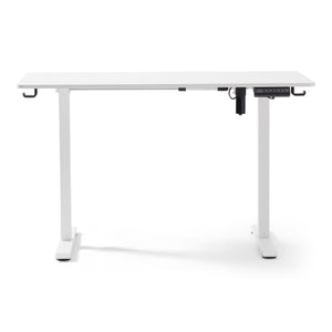 Table réglable en hauteur Damian 120x60 cm en blanc