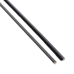 Listes de finition pour panneaux acoustiques en placage de chêne noir 2400x45x18 mm - Droite & gauche (2 pcs)