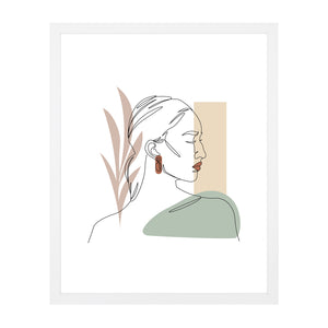 Lea - cadre photo 40x50 cm Blanc