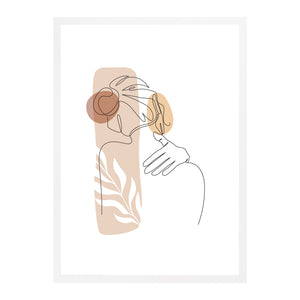 Lea - cadre photo 50x70 cm Blanc