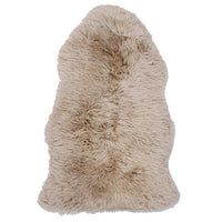 Peau de mouton véritable - Beige 95x65 cm