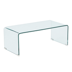 Table basse en verre Nicole 95x45x35 cm