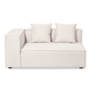 Hailey - Module gauche en beige L: 147 x P: 100 x H: 65 cm